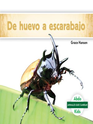 cover image of De huevo a escarabajo (Becoming a Beetle)
